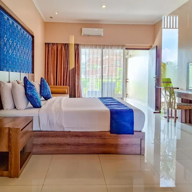 جناح بريميوم بسرير مزدوج، Sekuro Village Beach Resort Jepara 5/7