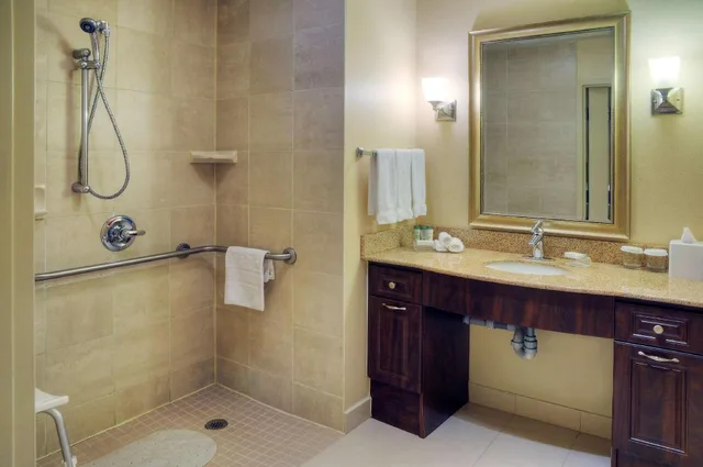 جناح بسرير كينج مع أريكة لذوي الإعاقة، Homewood Suites By Hilton Burlington 1/2