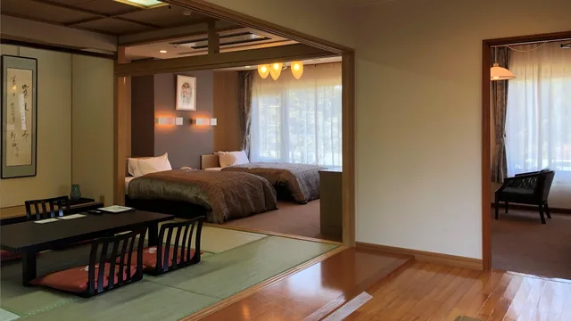 غرفة يابانية غربية ديلوكس ركنية بأرضية تاتامي، Kirishima Hotel 1/1