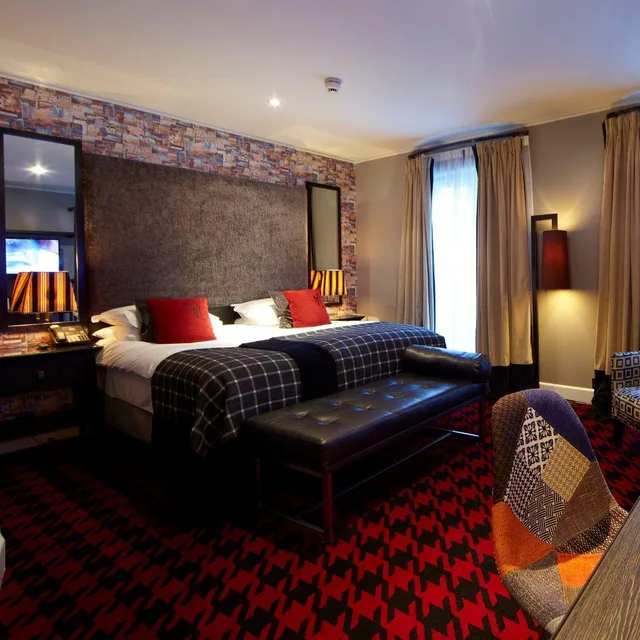 غرفة كلوب بسرير كوين، Malmaison Glasgow 1/2