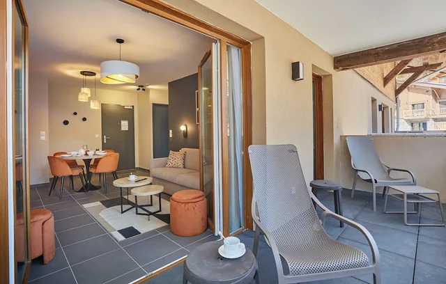 شقة بسرير بطابقين بإطلالة على الجبل مع سرير سحّاب إضافي، Residence Odalys le Mont d'Auron 5/5