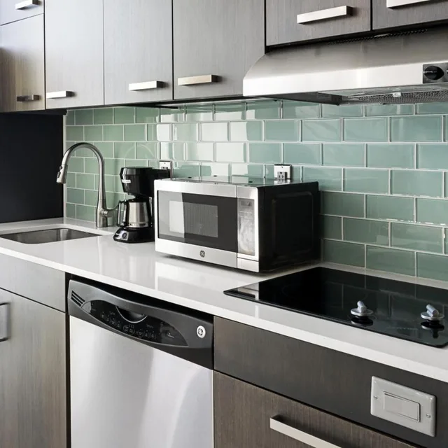جناح بسرير كينج بغرفة نوم واحدة بمطبخ لذوي الإعاقة، Hyatt House Jersey City 3/3