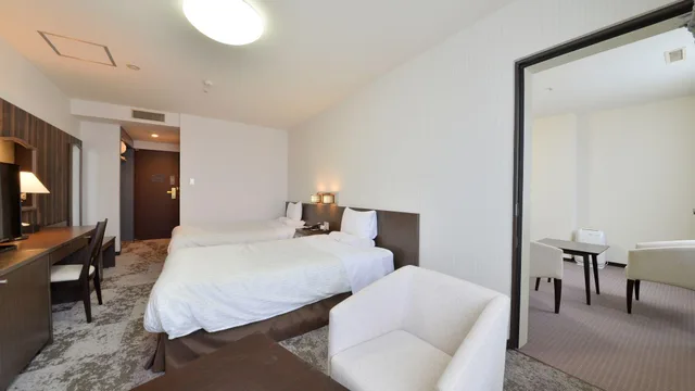 Connecting, Standard, Twin Beds, East Wing، Hakodate Kokusai Hotel 1/1