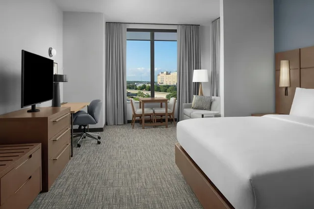 استوديو بسرير كينج مع أريكة، Residence Inn By Marriott Lincoln Downtown 1/4