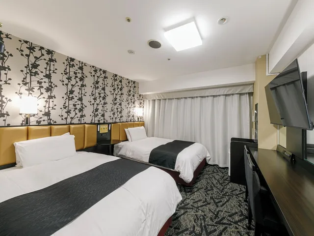 غرفة بسريرين منفصلين، Apa Hotel Nagoya Nishiki Excellent 1/8