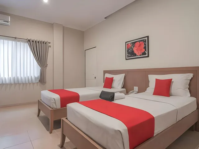 غرفة ديلوكس بسرير مزدوج أو سريرين منفصلين، U Village Hotel And Villa 3/4