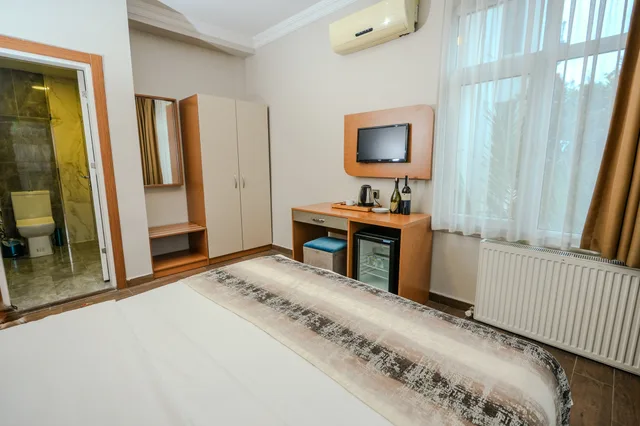 غرفة بسرير مزدوج أو سريرين منفصلين بإطلالة على البحر، Seatanbul Apart Hotel 7/10