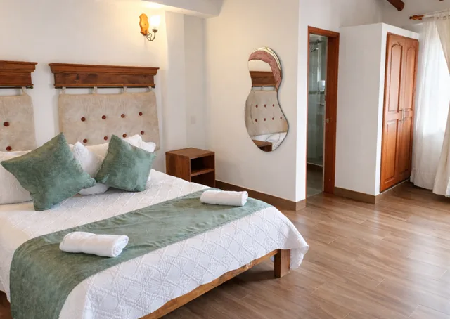 غرفة قياسية بسرير مزدوج، Hotel Las Palmas Villa De Leyva 7/10