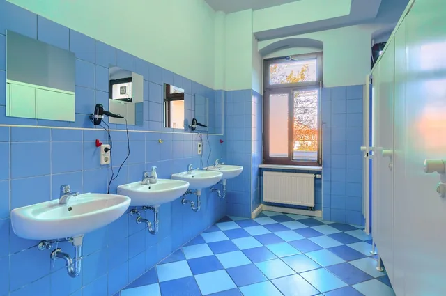 سكن مشترك مختلط كلاسيكي بسريرين منفصلين وأسرّة بطابقين بحمام مشترك، Hostel Mondpalast 6/7