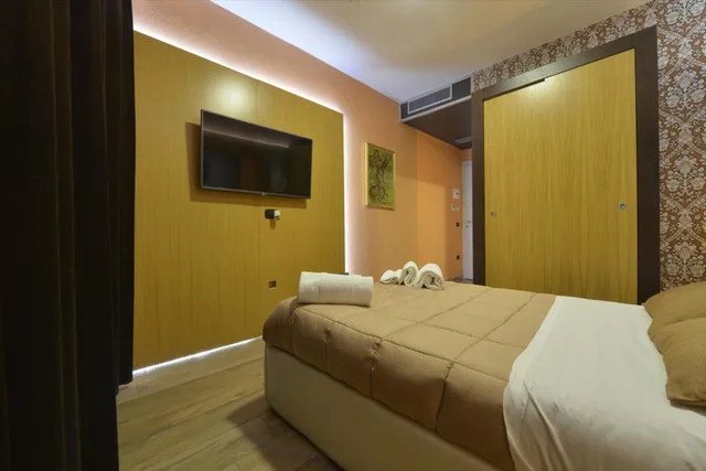 غرفة صغيرة بسرير مزدوج، Hotel Angioino Spa 1/2