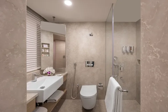 غرفة قياسية بسريرين منفصلين بإطلالة على الحديقة، Welcomhotel Rama International 6/6