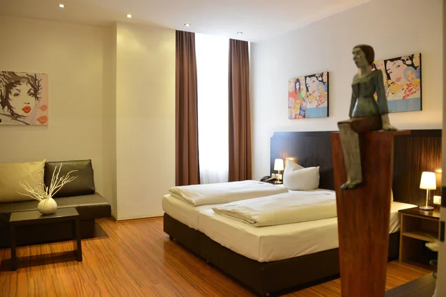 غرفة كومفورت بسريرين منفصلين، Arthotel Munich 4/10