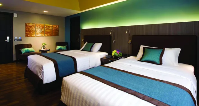 غرفة ديلوكس بسريرين مزدوجين، F1 Hotel Manila BGC 3/6