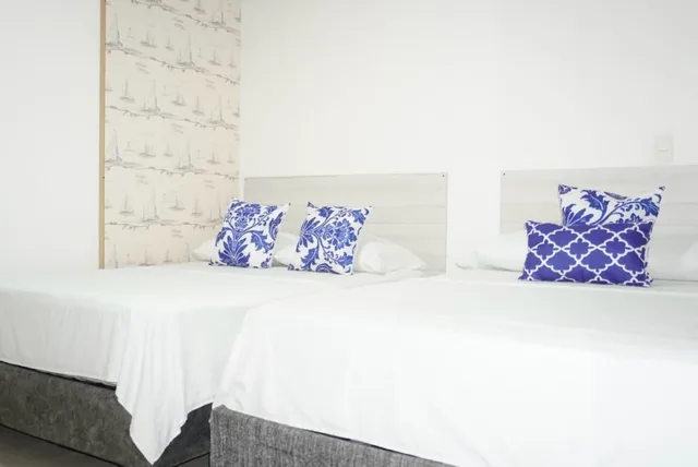 غرفة كومفورت ثلاثية بسرير مزدوج وسرير فردي، Hotel Brisas Del Mar Suite 2/2