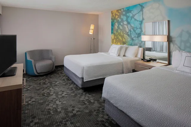 غرفة بسريرين كوين لذوي الإعاقة، Courtyard by Marriott Daytona Beach Speedway/Airport 2/5