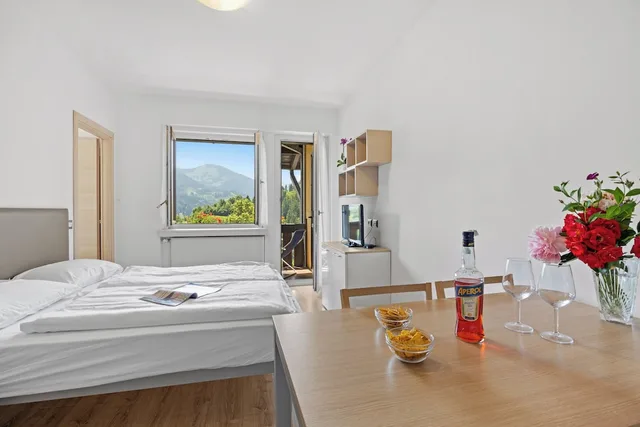شقة بانورامية بإطلالة على الجبل بشرفة بغرفة نوم واحدة، Residence Lagorai 7/8