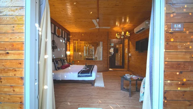 Grand, Wooden, Swiss, Cottage, Double Bed، Estrela Do Mar Beach Resort - A Beach Property, Goa 3/4