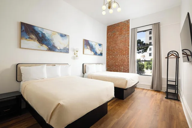 غرفة قياسية بسريرين كوين، The Beau Hotel Downtown San Diego Gaslamp Quarter 5/10