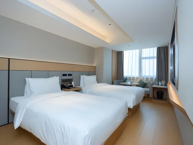 غرفة سوبيريور بسريرين، JI Hotel Shanghai Yan'an Road 1/2