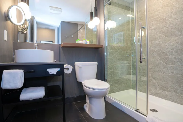 غرفة قياسية بسريرين كوين مع أريكة سرير، Sandman Hotel Hamilton 4/4