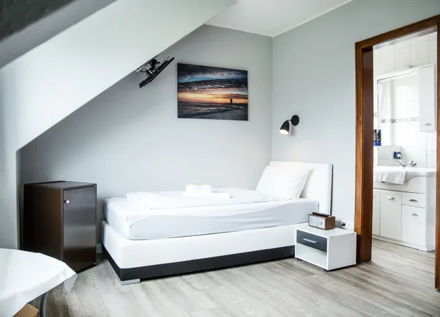 غرفة مفردة بسرير فردي، Hotel Tum Stuurmann 1/5