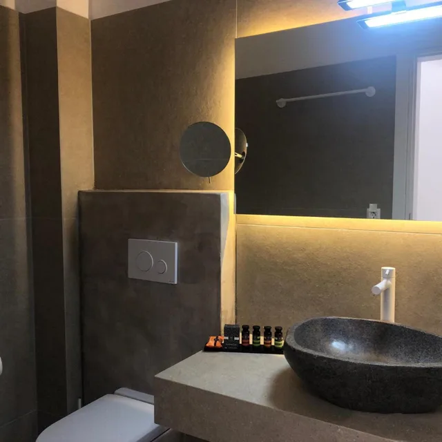استوديو ديلوكس بسرير مزدوج أو سريرين منفصلين بإطلالة على البحر، Kallichoron Art Boutique Hotel 7/10