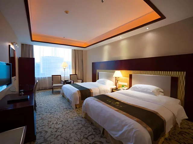 غرفة ديلوكس بسرير مزدوج، Yijian Haoting Holiday Hotel 1/2