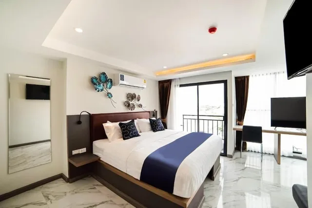 غرفة ديلوكس بسرير مزدوج، RoomQuest Sukhumvit36 BTS Thonglor (ex Ongkara Bangkok) 3/6