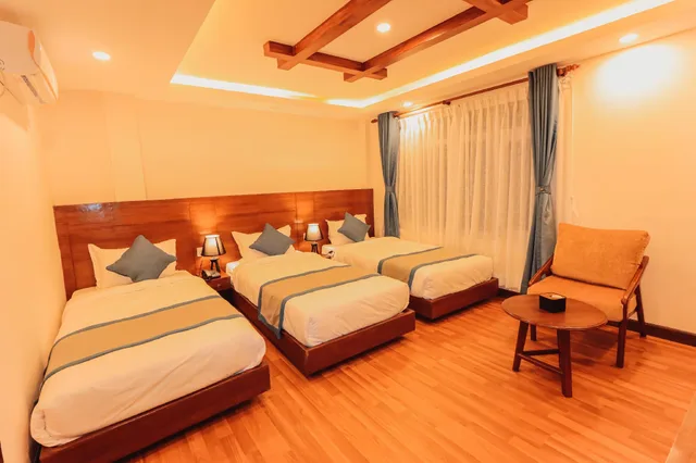 غرفة ديلوكس ثلاثية، Kathmandu Aagantuk Hotel 1/1