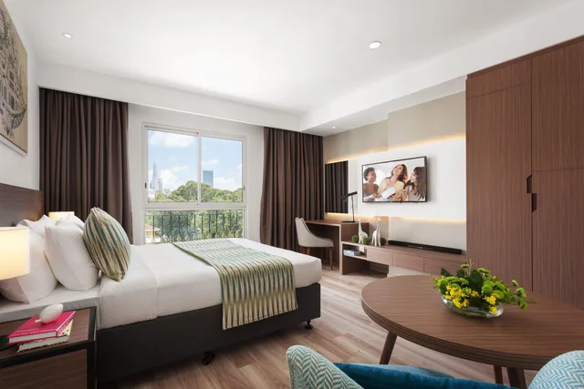 استوديو بسرير كوين، T-Ritz Saigon Hotel & Apartment 1/4