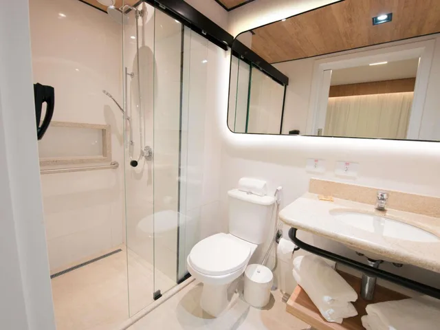 غرفة قياسية بسرير مزدوج لذوي الإعاقة، Ibis Curitiba Shopping 8/10