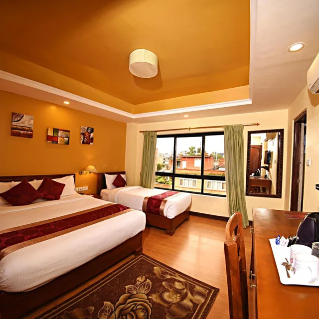 غرفة عائلية بشرفة، Dom Himalaya Hotel 4/9