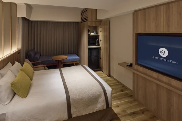 Deluxe, 2 Double Beds, Ocean Front, Sofa, Corner, Grand Monday Resort Tokyo Bay Maihama 5/9