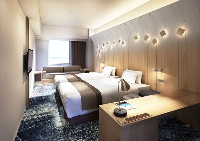 Semi Room, Superior, Twin Beds, 2 Semi Double Beds، Hotel Jal City Nagoya Nishiki 3/4