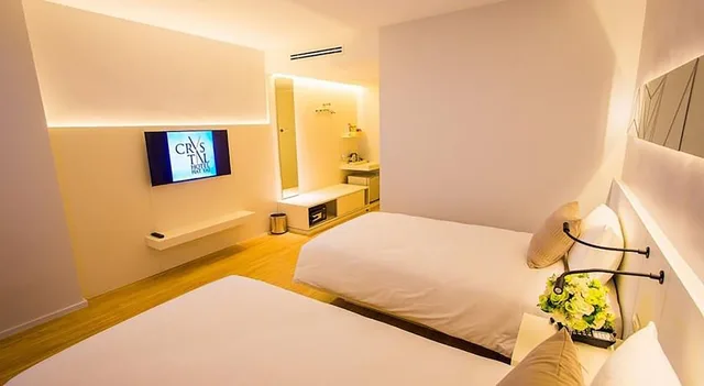 غرفة ديلوكس بسريرين منفصلين، Crystal Hotel Hat Yai 3/3