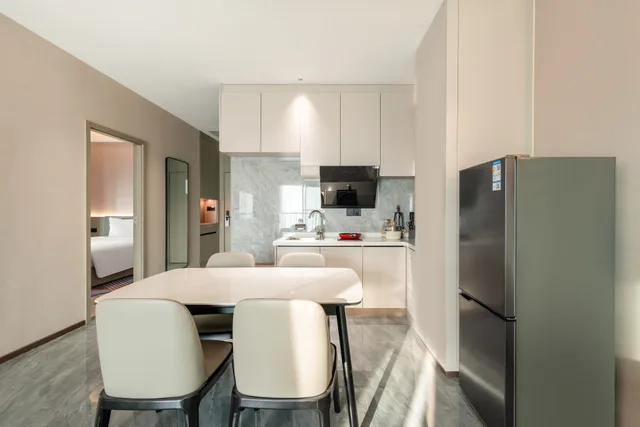جناح بغرفتي نوم بمطبخ، Holiday Inn Express Qidong Economic Zone 1/2