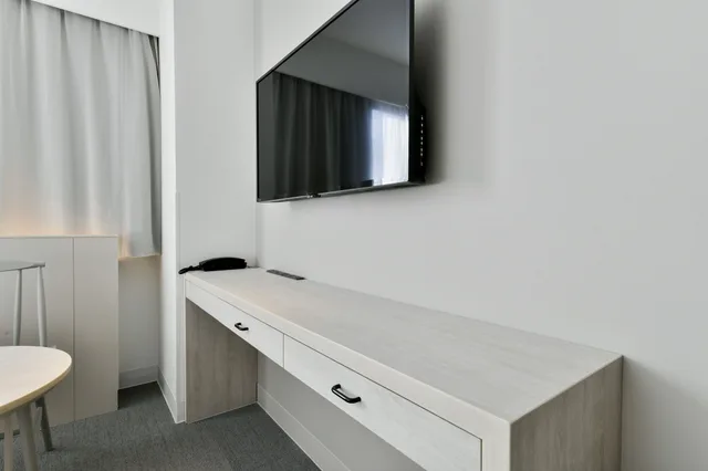 غرفة كومفورت بسرير مزدوج وسرير فردي مع سرير إضافي، Vessel Hotel Fukuyama 8/9