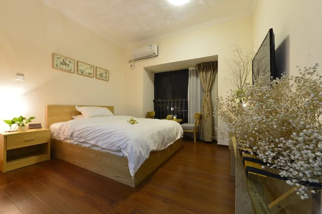 غرفة بزنس بسرير كينج وسرير كوين، Xizhengjia Hotel Apartment Pazhou Complex 3/4