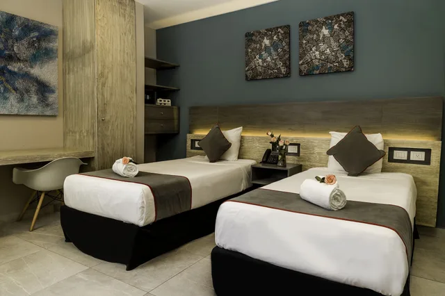 غرفة قياسية بسريرين منفصلين، Illusion Xpress Downtown Playa 9/10