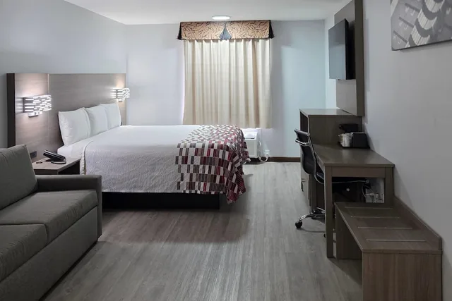 غرفة بسرير كينج لذوي الإعاقة، Americas Best Value Inn Camden 1/1