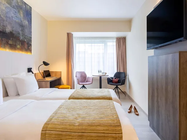 غرفة سوبيريور بسريرين منفصلين بإطلالة على المدينة، Hotel Mercure Oostende 1/10