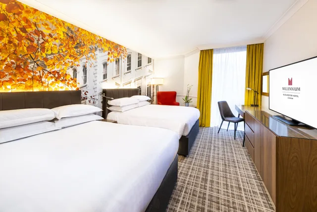 غرفة ديلوكس عائلية بسريرين مزدوجين، Millennium Hotel and Conference Centre Gloucester London 4/10