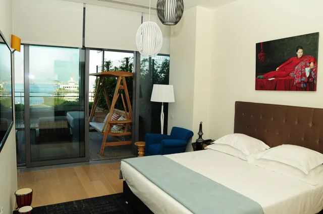1 Bedroom, Family, Apartment, Murphy Bed, Marina View, Sofa، Atakoy Marina Park Residences 4/10
