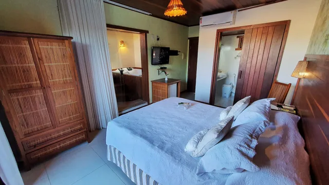 جناح شهر العسل بسرير كوين، Pousada Casa Do Forte 1/2