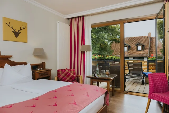 King Bed, Balcony or Terrace، Hotel Drei Quellen Therme 1/9
