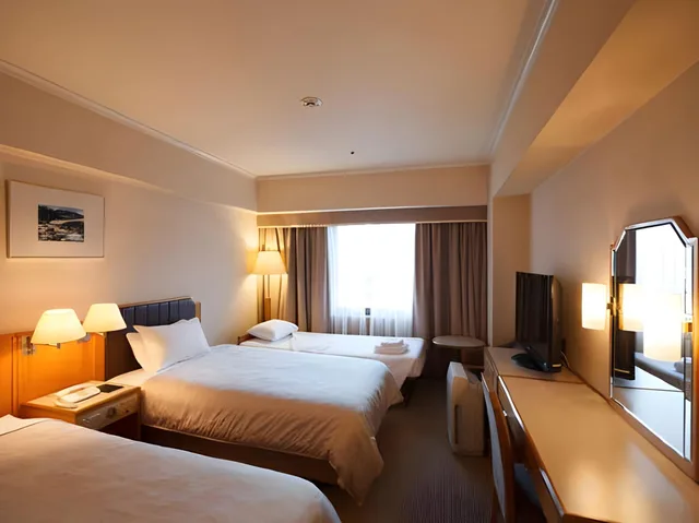 غرفة ثلاثية بسرير فردي للمدخنين، Hotel New Otani Takaoka 2/2