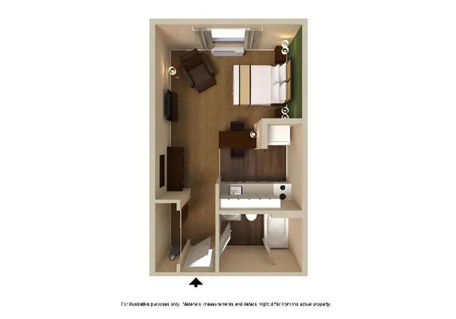 استوديو بسرير كوين لذوي الإعاقة، Extended Stay America - El Paso - West 8/10