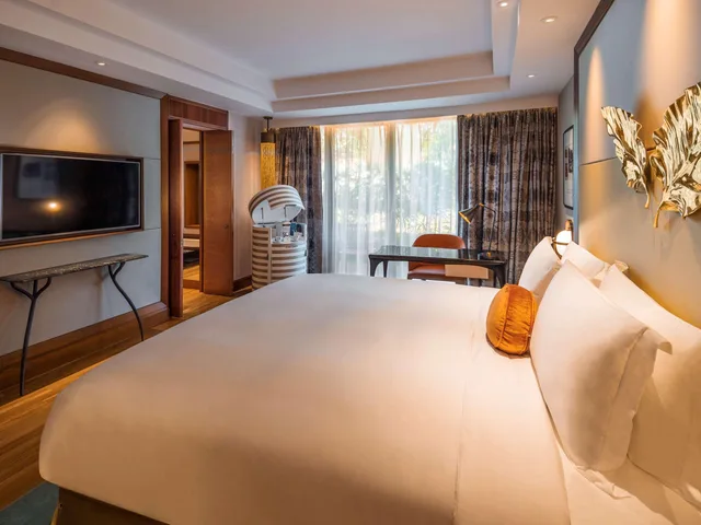 غرفة بسرير كينج بإطلالة على الحديقة، Sofitel Singapore Sentosa Resort and Spa 4/5