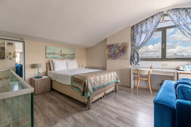 Junior Suite, Double Bed, Bosphorus View, Sofa، ELANAZ HOTEL 3/4