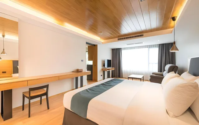 غرفة ديلوكس بسرير مزدوج، Asana Hotel & Residence 2/3
